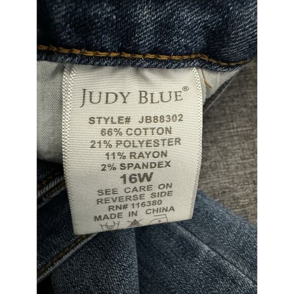 Judy Blue Women's Carpenter Slim Fit Jean JB88302 Stretch High Rise Size 16W - Picture 8 of 8